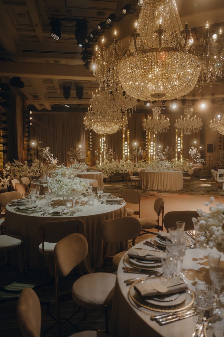 Elegant corporate event setup